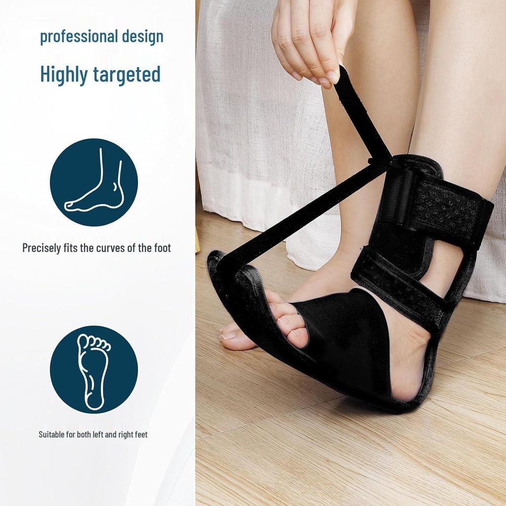 Adjustable Unisex Night Splint for Foot Drop and Ankle Support