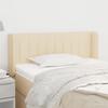 Vidaxl Wingback Headboard, Cream, 103X16X78/88 Cm, Fabric