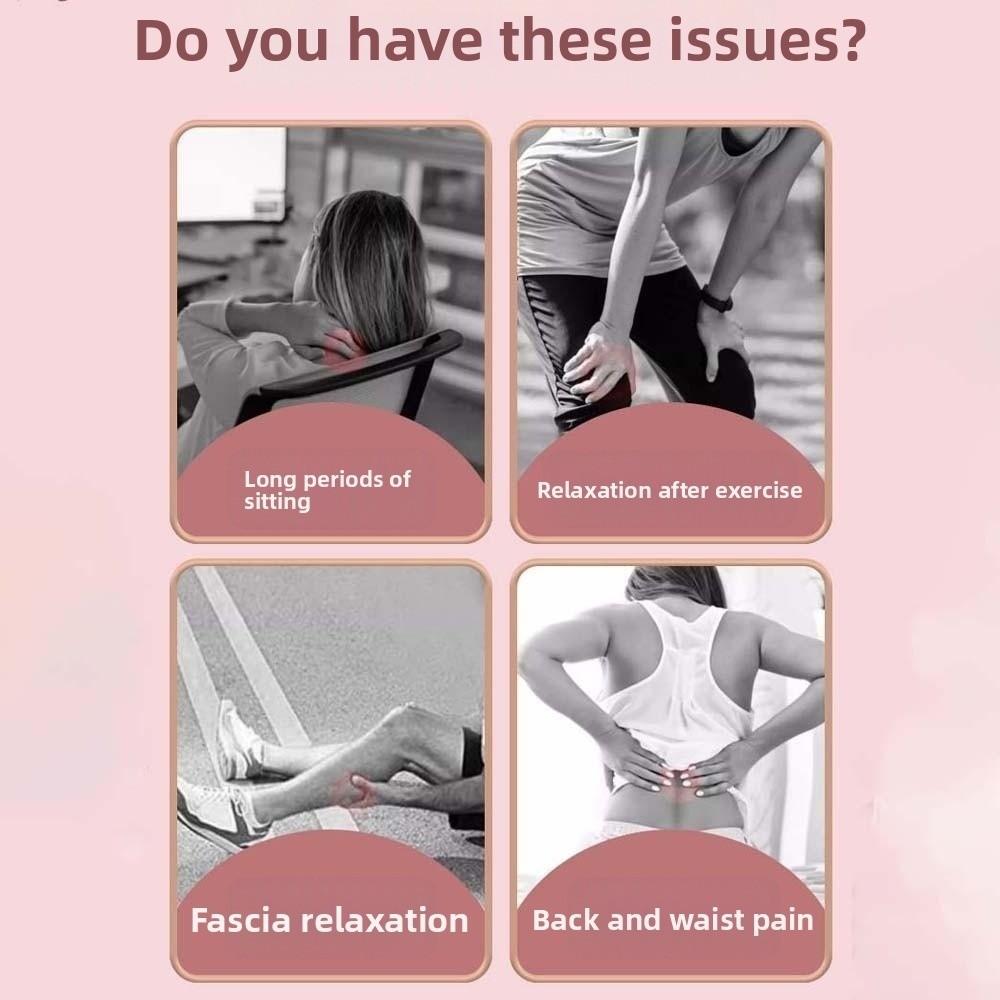 Portable Muscle Relaxation Ball PP Convex Point Neck Roller Peanut Massage Ball  Yoga