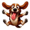 Funny Basset Hound Pet Dog Animal Car Sticker Waterproof Styling Automobiles Motorcycle Exterior Accessories Vinyl Decals Y172