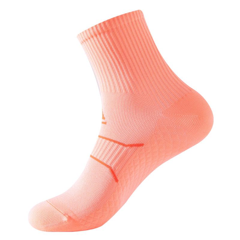 Unisex Marathon Spring-Summer Mid-Calf Compression Socks - Professional Running, Fitness, Cycling with Massage Sole for All-Seasons.