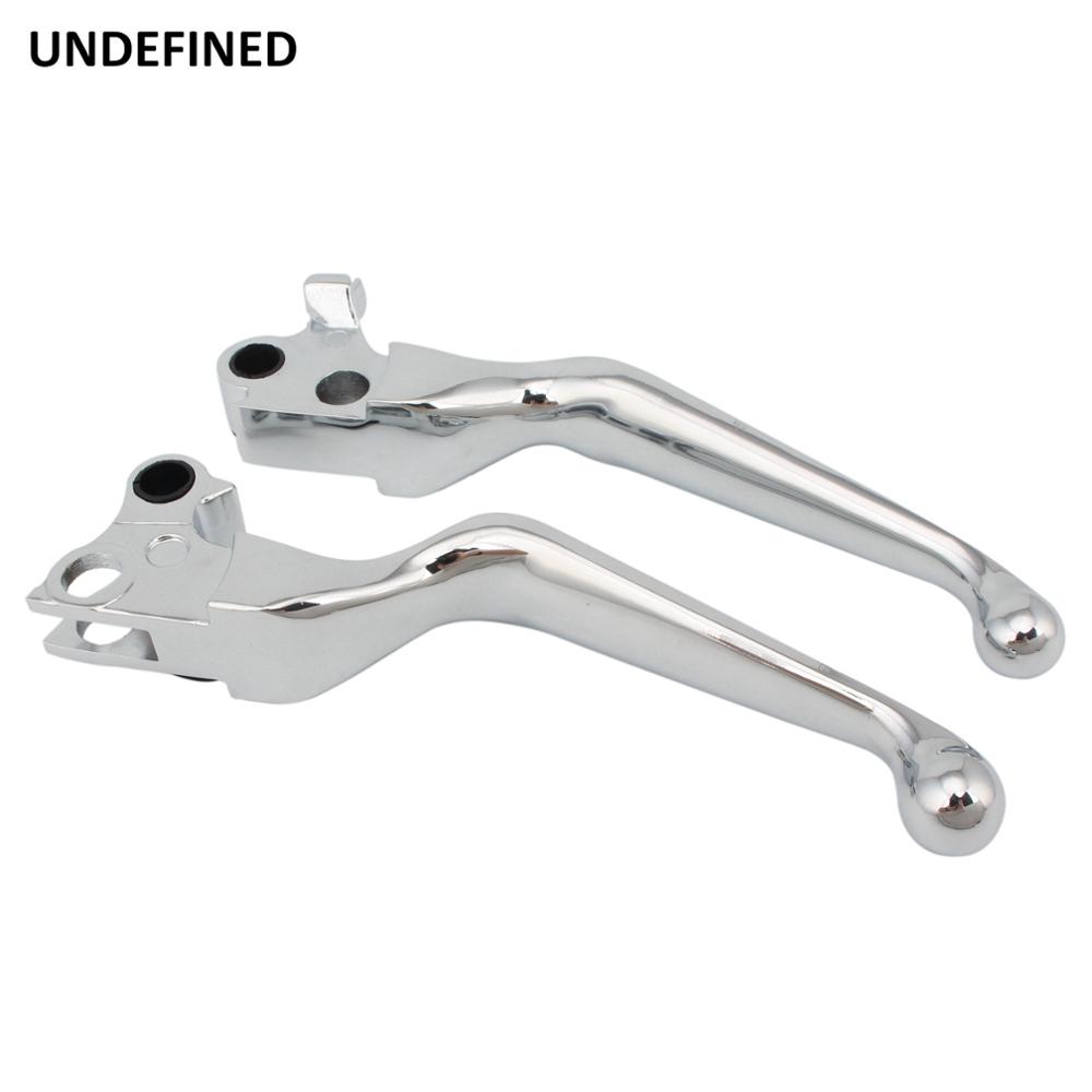 

Рычаги тормоза мотоцикла, хромированные, для Harley Sportster XL883 1200 Dyna Wide Glide Touring Road King Softail Fatboy