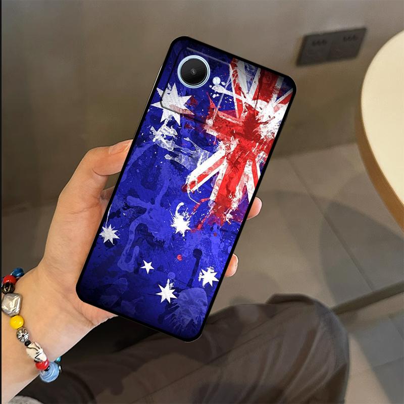 Australia Flag Case For Realme 15 14 11 12 13 Pro Plus GT7 Pro GT6 C55 C51 C53 C35 C33 C61 C65 C67 C71 C75