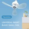 Mini Ceiling Fan AC85-265V High Airflow Energy Saving Quiet Operation For Home Living Room Dormitory Study Small Areas