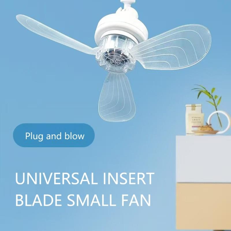 Mini Ceiling Fan AC85-265V High Airflow Energy Saving Quiet Operation For Home Living Room Dormitory Study Small Areas