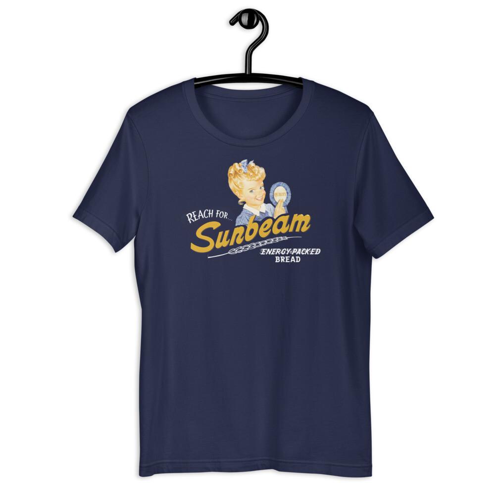 SUNBEAM Bread Vintage Porcelain Sign Style Art Short-Sleeve Tee Shirt T-Shirt Unisex T-Shirt S
