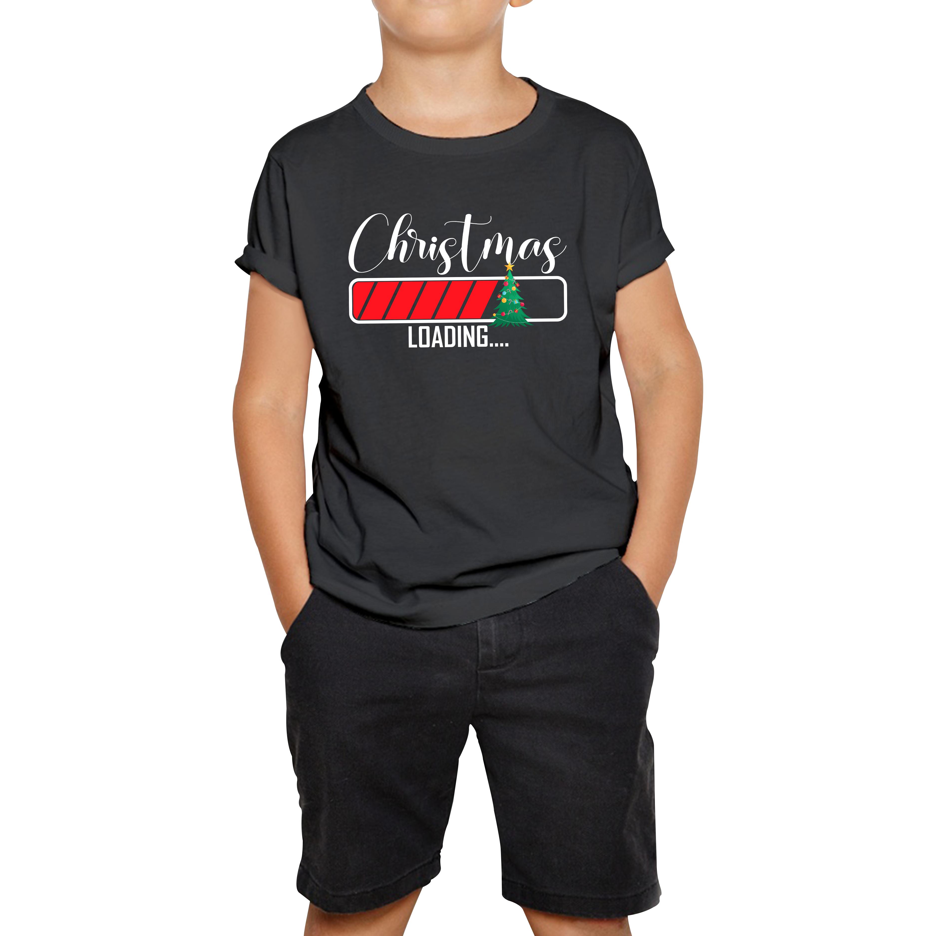 Christmas Kids T Shirt, Christmas loading Top 100
