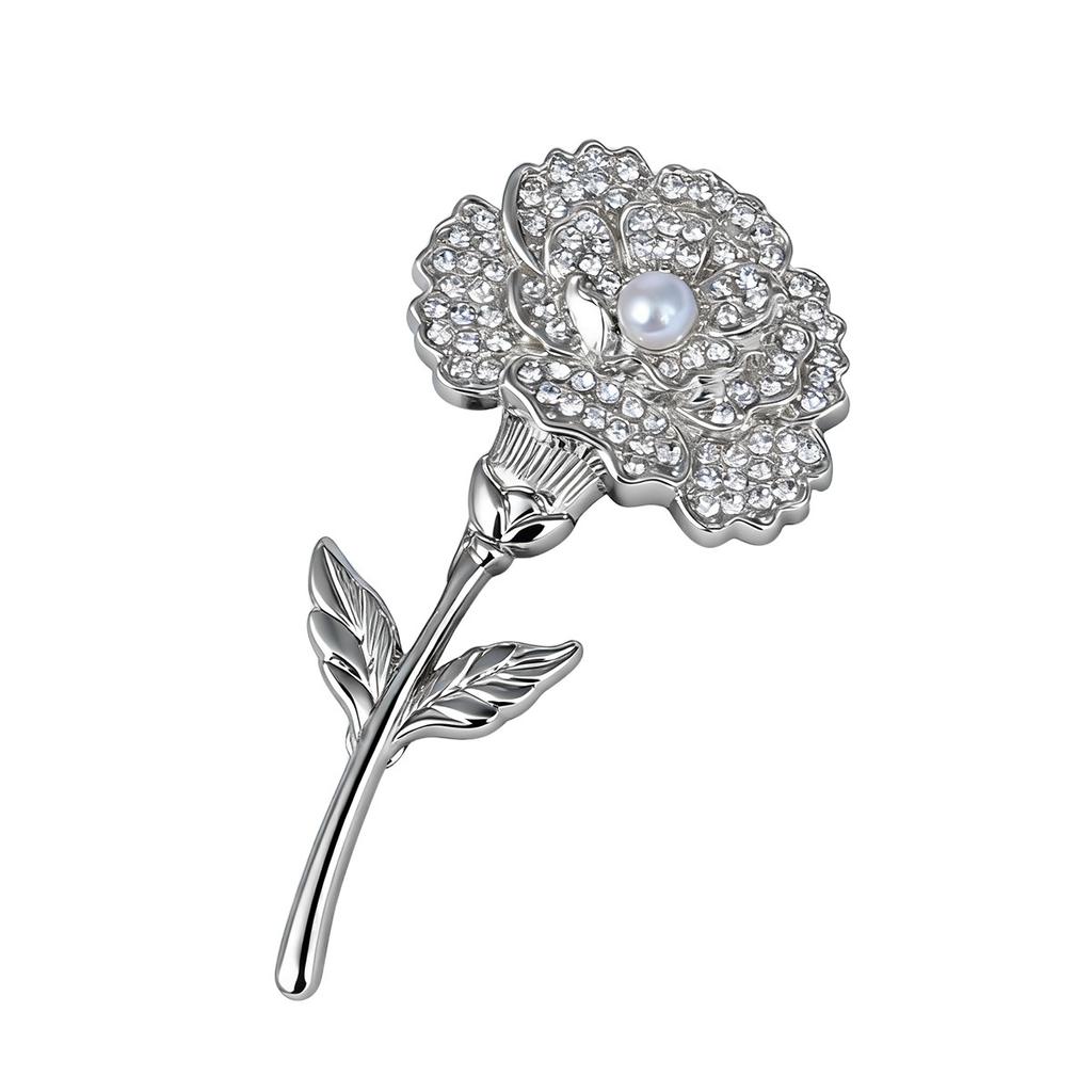 Carnation brooch women's high-end exquisite Mother's Day gift design flower corsage accessories