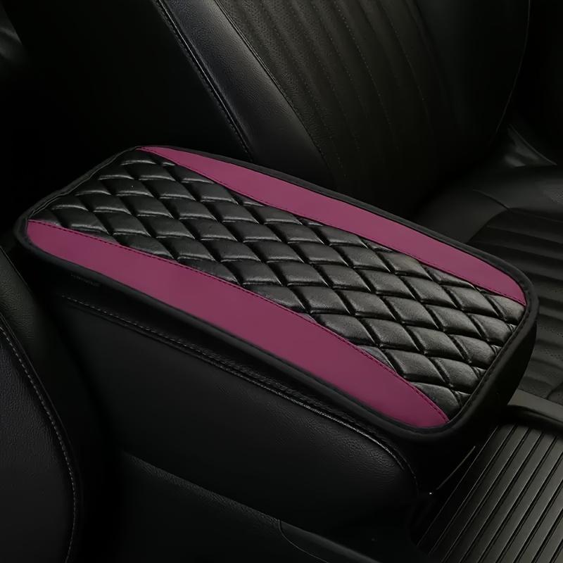 PU Leather Car Armrest Cover Center Console Pad Anti Slip Auto Interior Accessory Universal