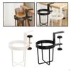 Clip On Desk Cup Holder Anti Spill Lightweight Adjustable Nonslip Clamp Water Bottle