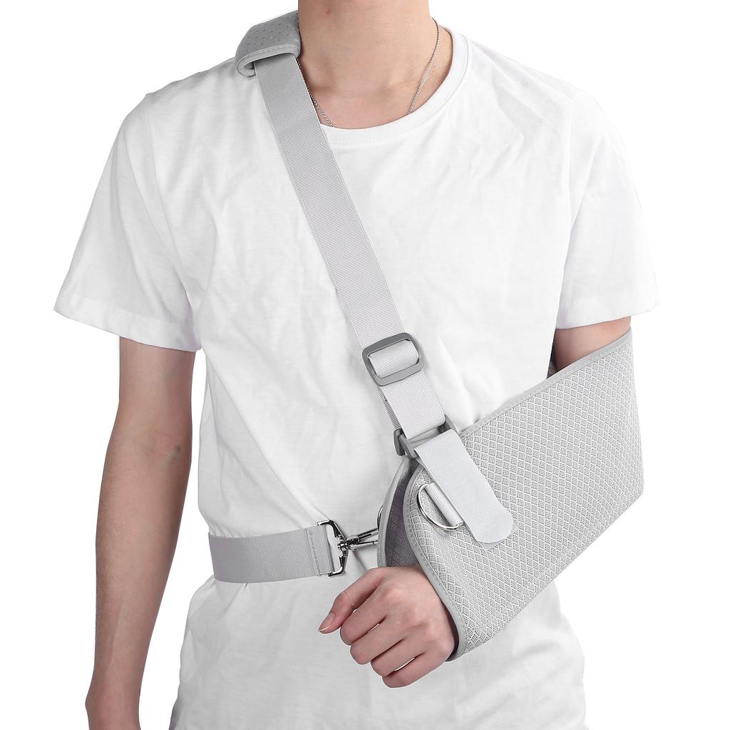 Justerbar Armsling Armaxelstöd Fixeringsrem för Underarmsfraktur Handledsstukning