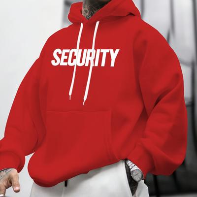 Men's Hooded Sweatshirt, Ribbed Cuffs & Drawstring Hood, Ideal for Classic Casual