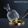 Shangqi Rotating Decanter & Gold Foil Wine Glass Set