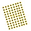 W89C Flower Push Pin for Office Bulletin Board Fabric Marking Picture Hanging Cork Notice Board Thumb Tacks 20/50/80Pcs