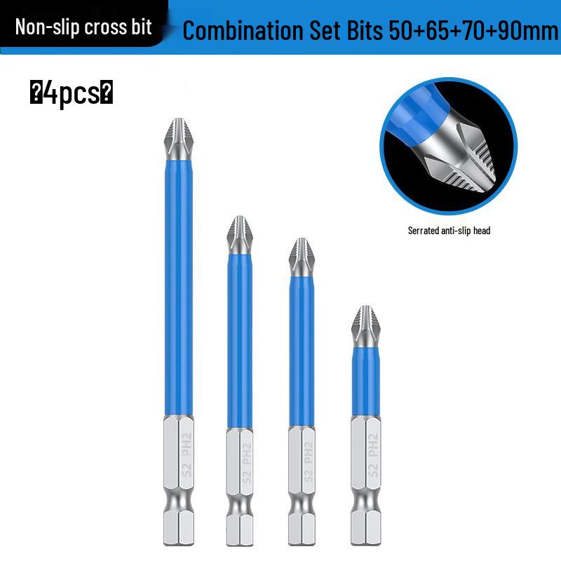 Premium Magnetisches Anti-Rutsch Elektro-Schraubendreher-Set mit Superharten Bits & Leistungsstarkem Magnetring