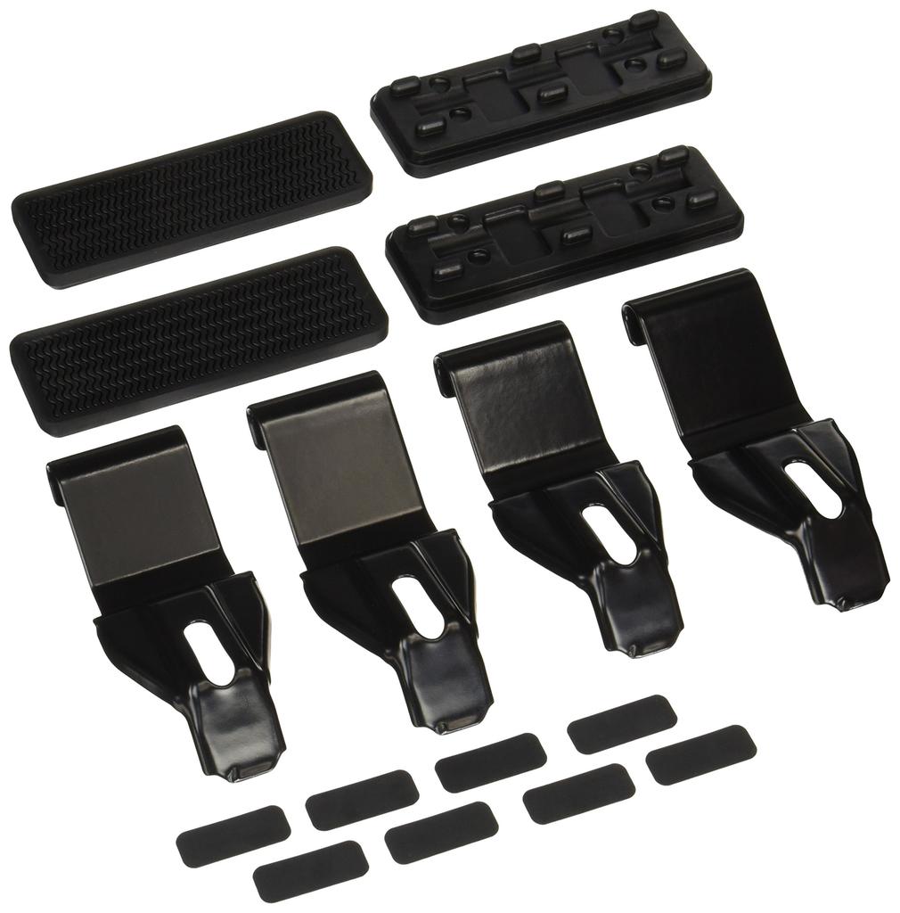 Terzo Roof Carrier Set of for Honda Step WGN EH337 (by PIAA) Carrier/Base Holder, 4, Black, RG1, RG2, RG3, RG4,
