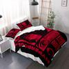 3pcs Hyperpersoul Manga Anime Duvet Cover Set Red Black Graphic Bedding Set Adult Bedroom Decor Four Seasons
