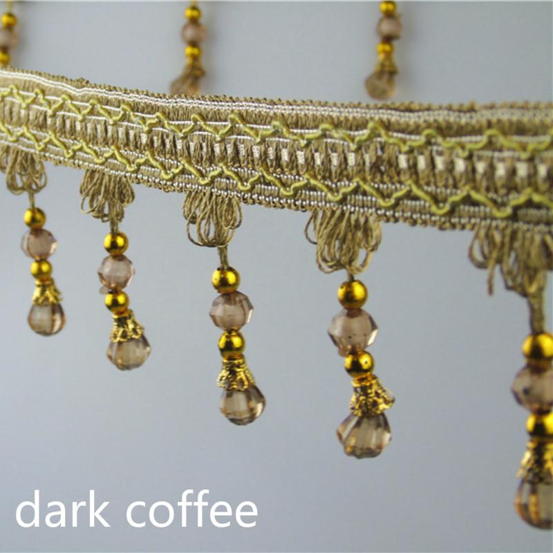 

11 метров кисточка бахрома кружевная отделка тыква кристалл бисер лента для самостоятельного шитья шторы аксессуары украшения 11M