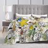 Snoopys Cartoon Fuzzy Blankets Fashion Throw Blanket for Bed Sofa Couch 200x150cm Quilt,