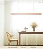 Solid Walnut Chandelier: Modern Chinese-Style Lamp for Living, Dining, or Tea Rooms