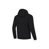 Li Ning Solid Color Hooded Knitted Cardigan Sweatshirt Men Sweatshirts Black AWDU127-1