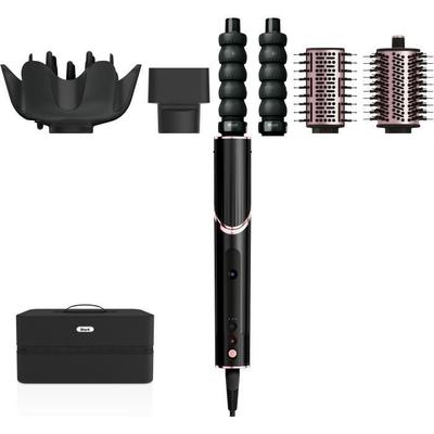 Hair Dryer &; 2-in-1 Styler - SHARK FLEXSTYLE - HD446EU- 5 Accessories - Black- 1400 W- 2024 Edition