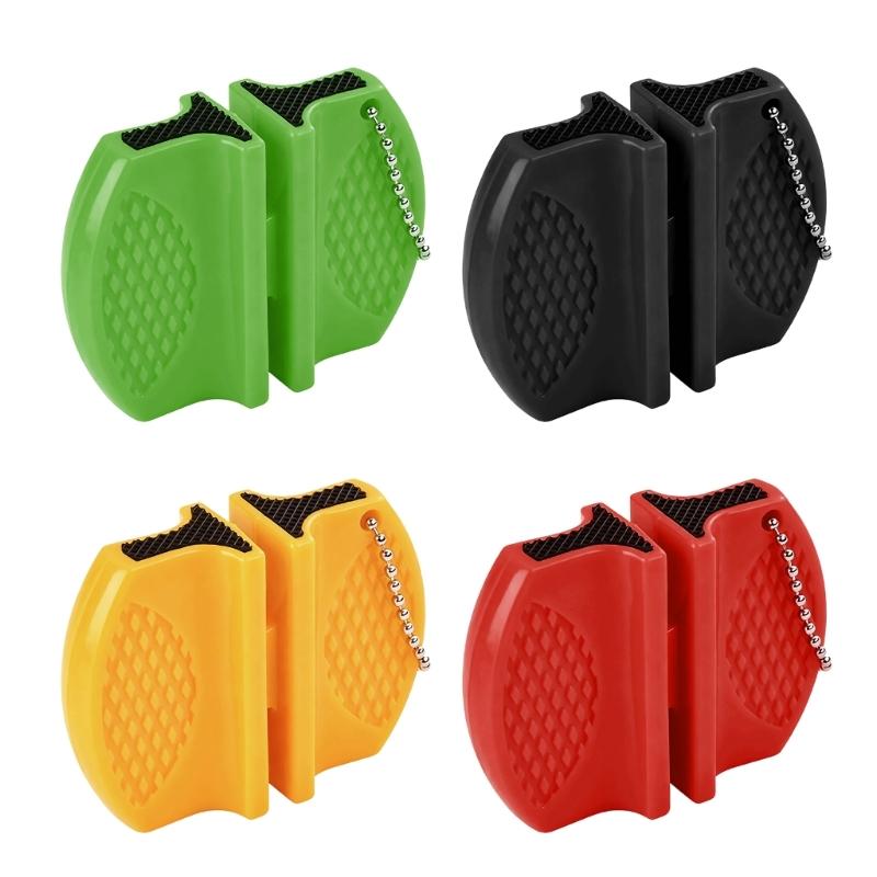 Compacts Multifunctional Knifed Sharpener With Safety Lock For Outdoor Tool And Camping Gears