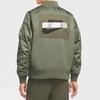 Nike Windproof Baseball Jacket Men Outerwear Green DJ4144-380