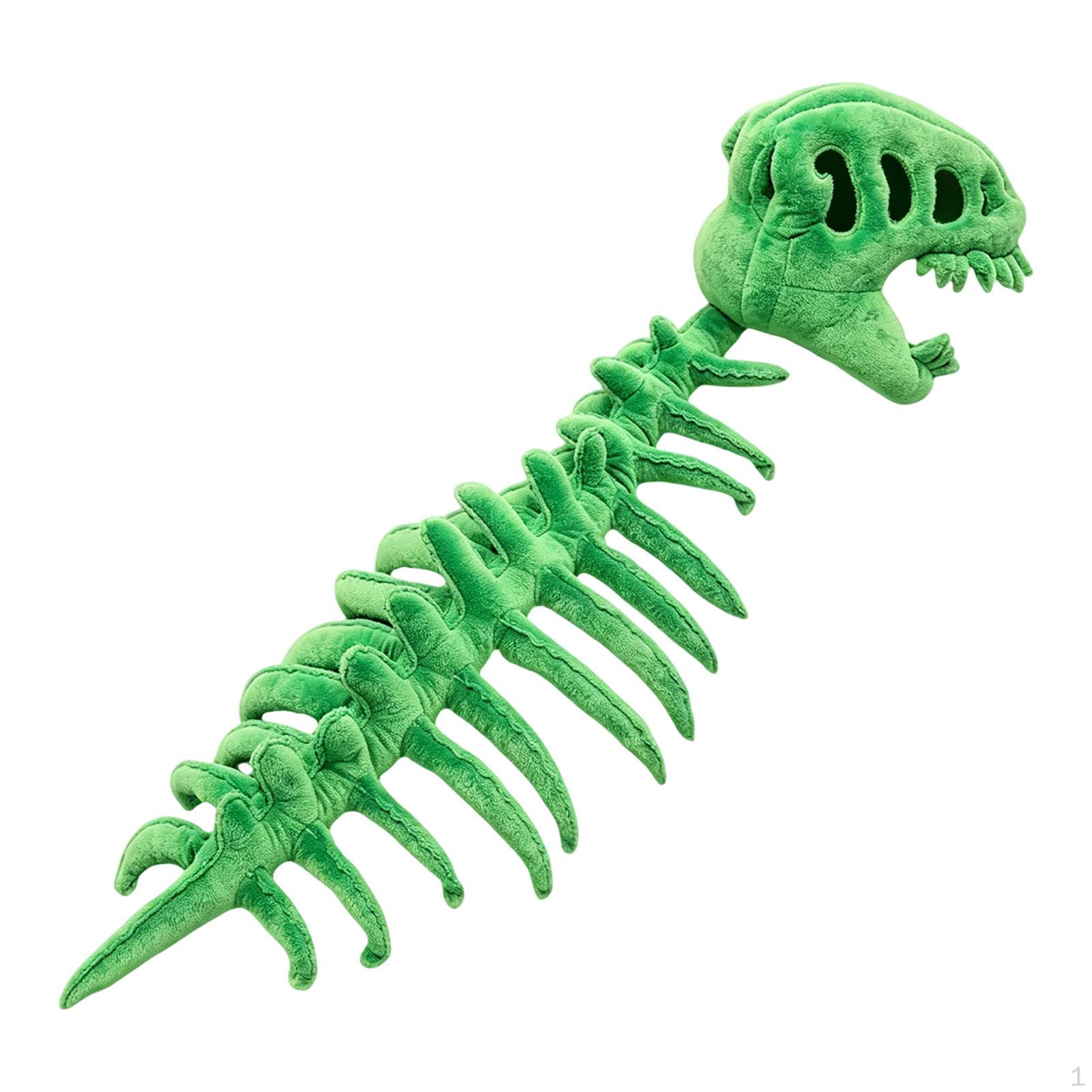 

3D Dinosaur Skeleton Costume for Halloween, Fancy Dress зелений