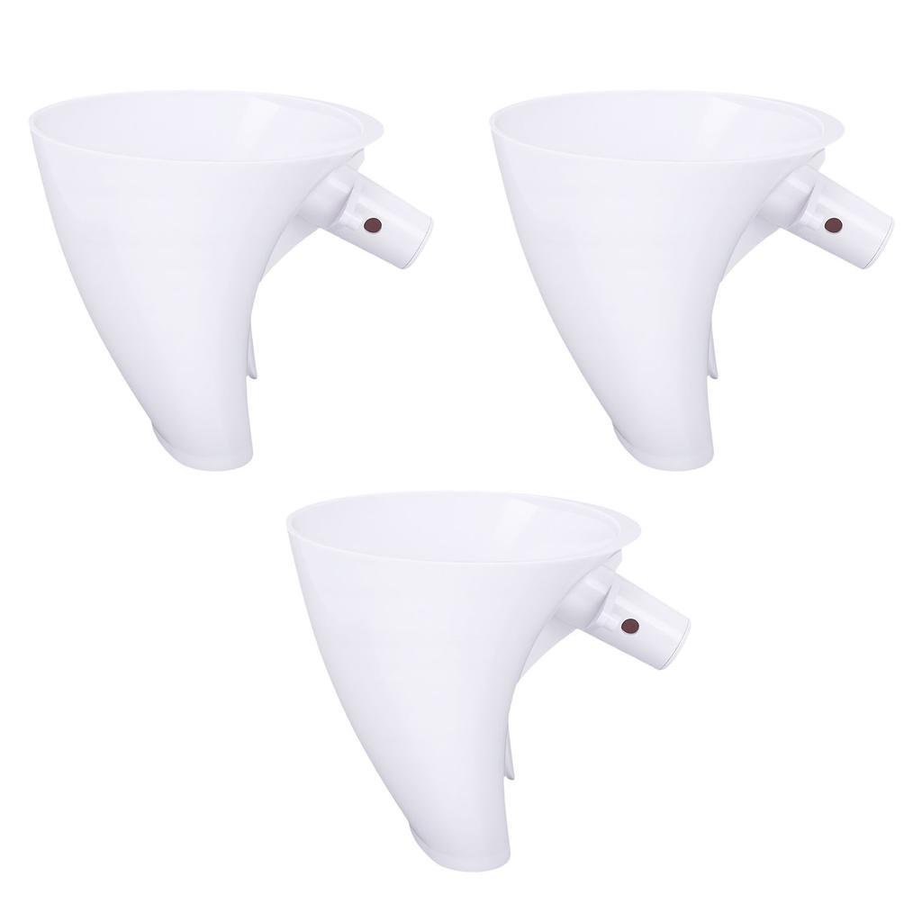 3PCS Flour Funnel Fit for Artisan KSM150 4.5 5 Qt Tilt Head Mixer Anti Splashing Flour Pouring Funnel Dishwasher Safe
