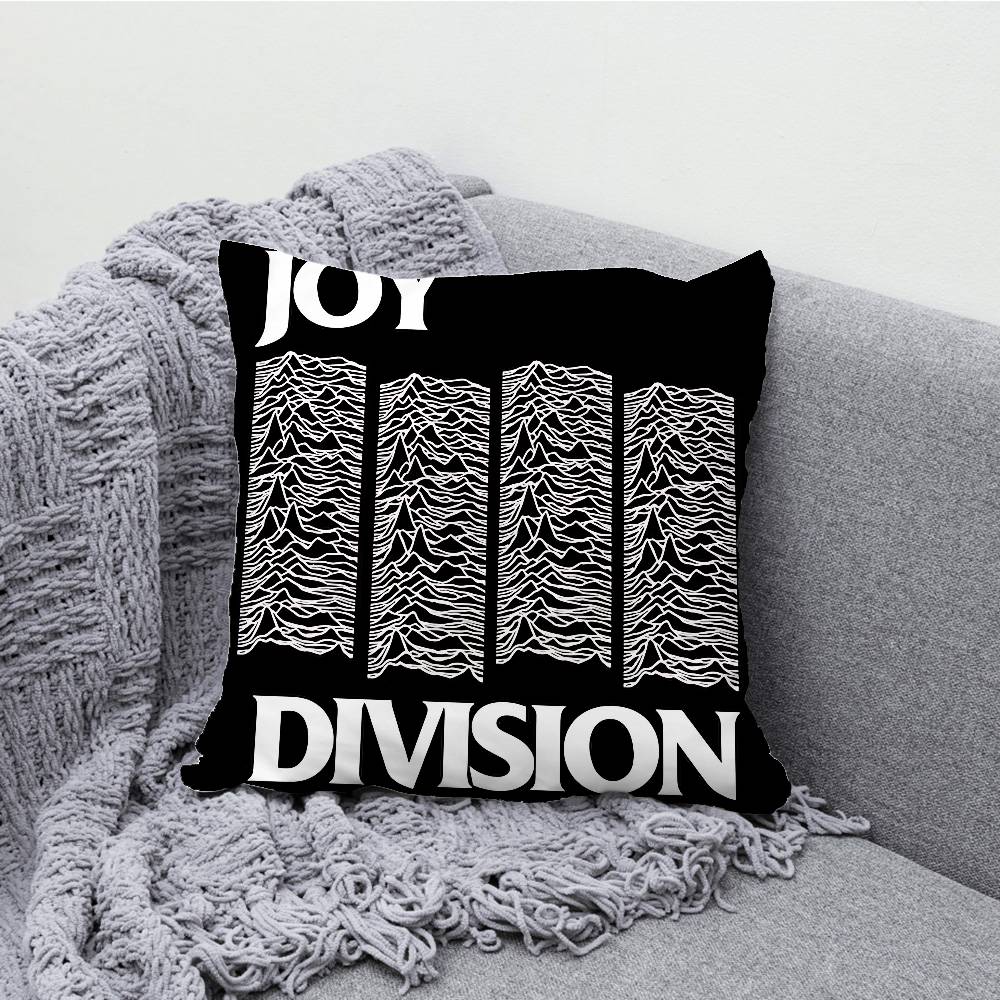 J-Joy D-Division Pillow Case Print Polyester Fiber 40X40 Cm Home Sofa Throw Cushion Cover Decoration