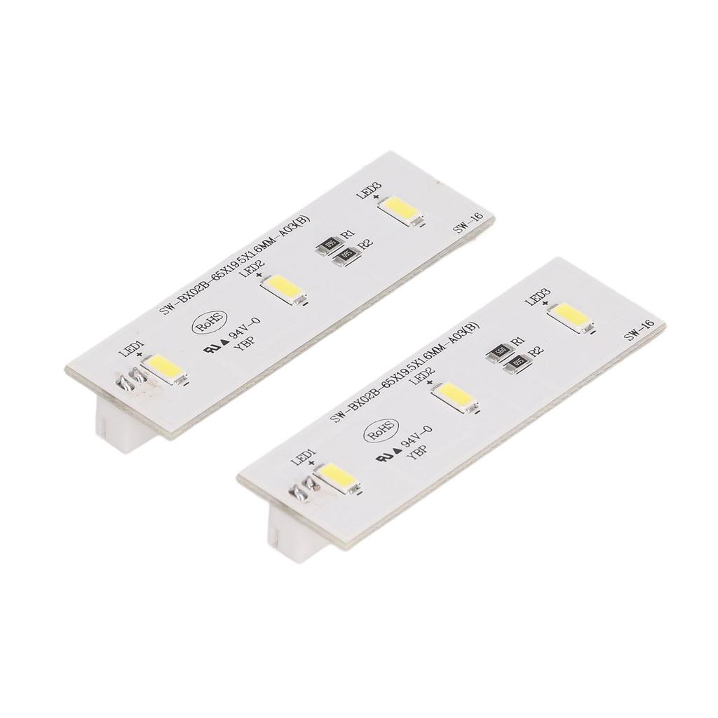 2 Stück Kühlschrank LED Lichtleiste Bar Ersatz Gefrierschrank Kühlschrank Lichtleiste Bar Reparaturteil für SW BX02B DC 12V