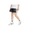 Adidas Essentials 3-Stripes Lifestyle Loose High-Waisted Three-Quarter Casual Shorts Women Shorts Black White JE1309