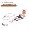 Platinum Silicone Little Doctor Role Play Set - Educational Toy with Stethoscope for Children