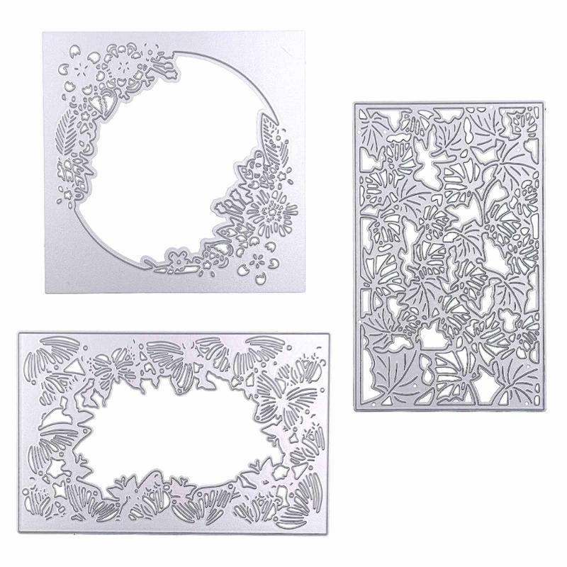 Ramka z zaproszeniem wykrojniki do metalu DIY Craft szablon do wytłaczania ze stali węglowej szablony metalowe Scrapbooking na wykrojnik na karty