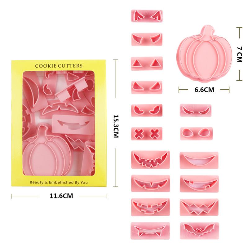 New Pumpkin Ghost Halloween Chocolate Biscuit  For Pastry Mold, Halloween Decorative Kitchenware Set Silicone Molds Pastry
