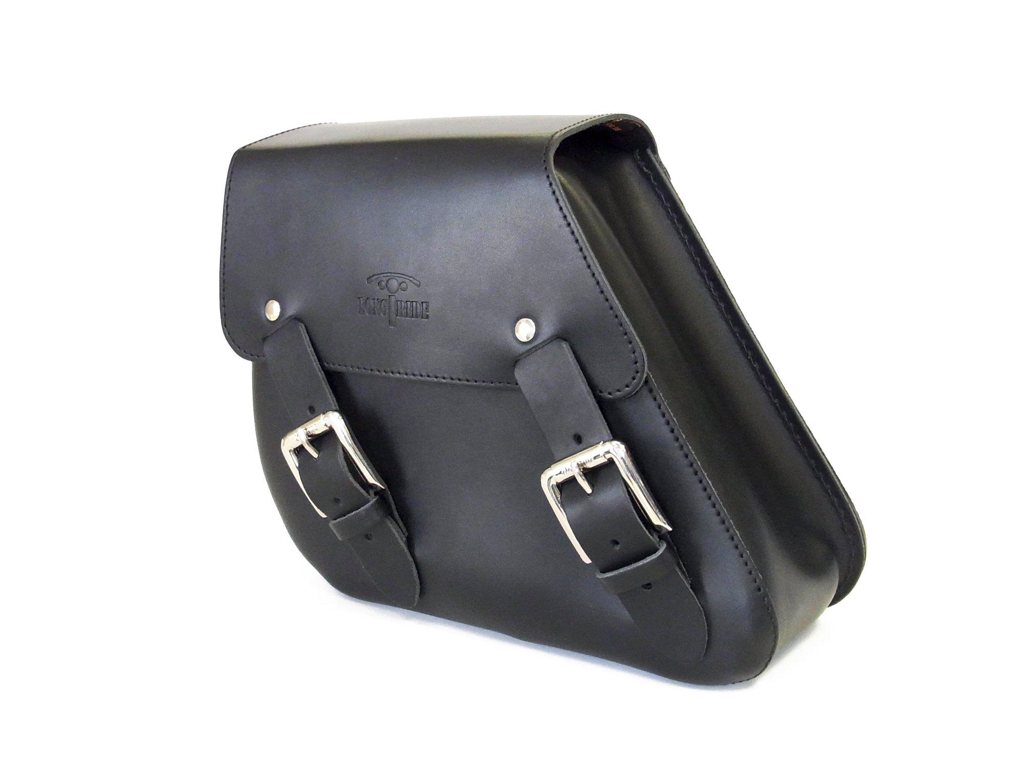 

Сумка на маятник LONGRIDE для Harley Bolt CUS281 (Черная кожа) Dyna/Yamaha