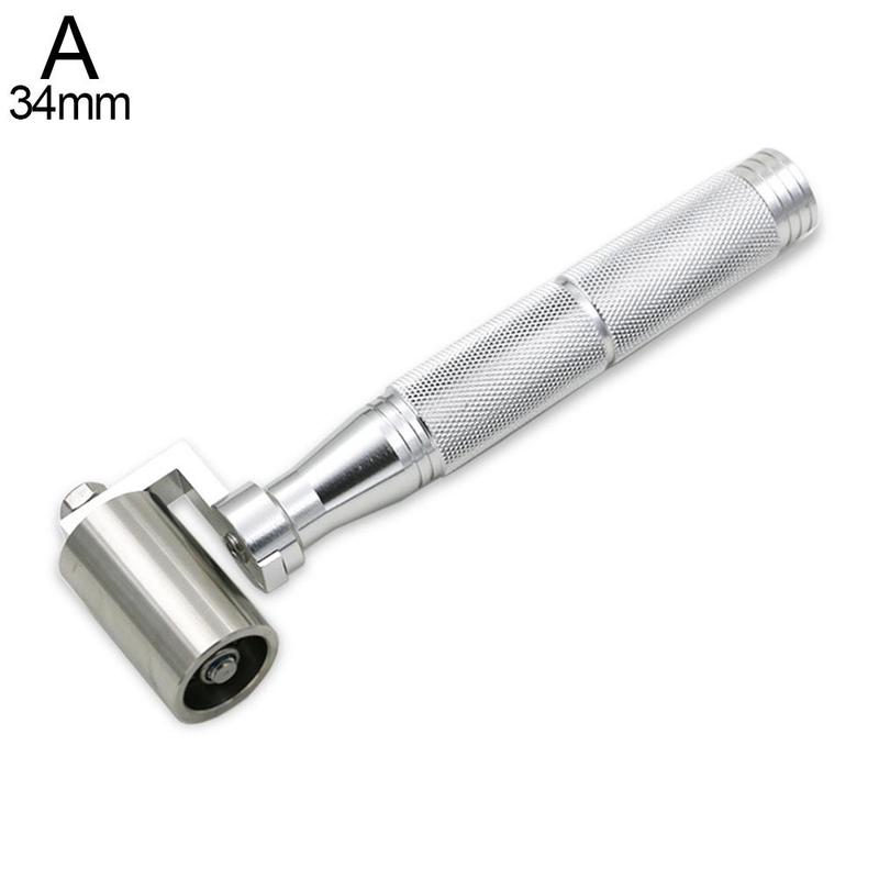 

Wallpaper Flat Pressure Steel Roller For Wallpaper Gaps DIY Wallpaper Seam Rolling Tool Hand Metal Tool Flat Wheel Roller