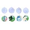 Shiny Glossy Silicone Resin Molds Marine Animal Keychain Mold DIY Pendant Ornaments Jewelry Epoxy Resin Crafting Molds