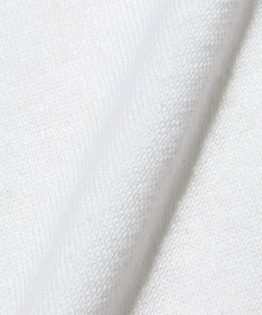 LEE Big Twitch Logo Linen Blend Knit Ivory