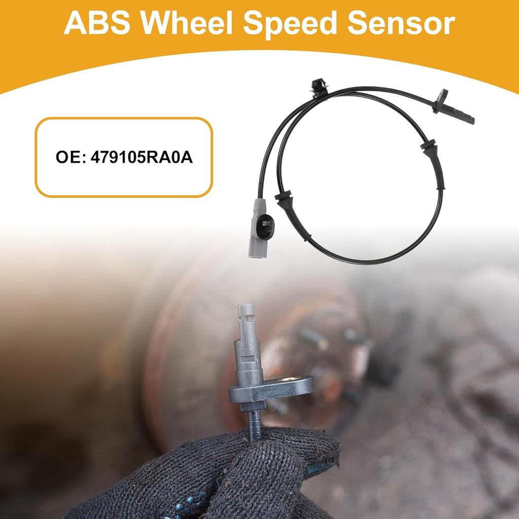 ABS Wheel Speed Sensor No.479105RA0A Front Left Right ABS Sensor Anti-lock Braking System Sensor for Nissan Kicks 2016-2021
