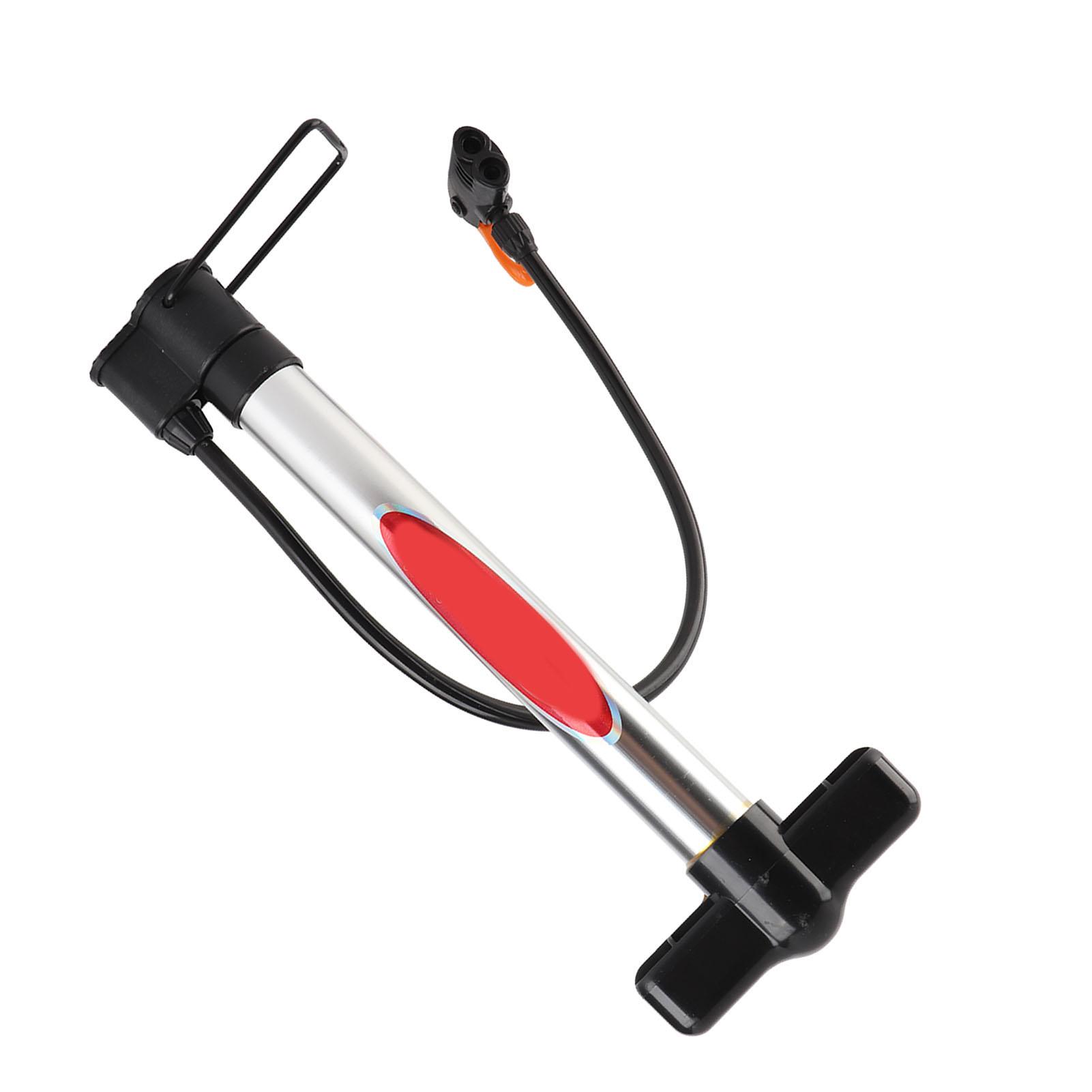 

10 Портативный велосипедный насос Алюминиевый сплав Мини Велосипедный ручной воздушный насос Насос для накачивания мячей и шин Инструмент