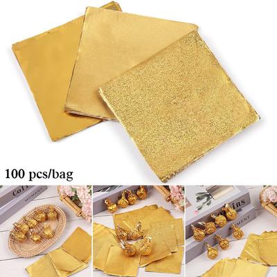 Food Decoration Wedding Party Supplies Package Paper Aluminum Foil Wrapping Paper Candy Chocolate