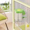 Budgie Water Bottle Automatic Bird Dispenser for Cage, Inside Outside Cage Mount Magnetic Parrot Space-saving Waterer Feeder, Transparent Cockatiel