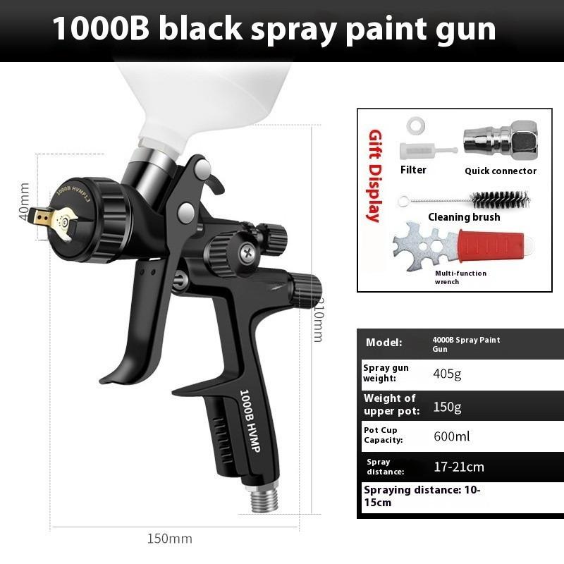 Car Special High Atomizing Spray Paint Gun Low Pressure  Pneumatic Spray Paint Gun Oil Water Dual-Purpose Spray Gun