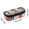 Pen Case Organized Storage 300D Polyester Smooth Zipper with Main Pocket Mesh Layer and Removable Pen Divider for Daily School Use