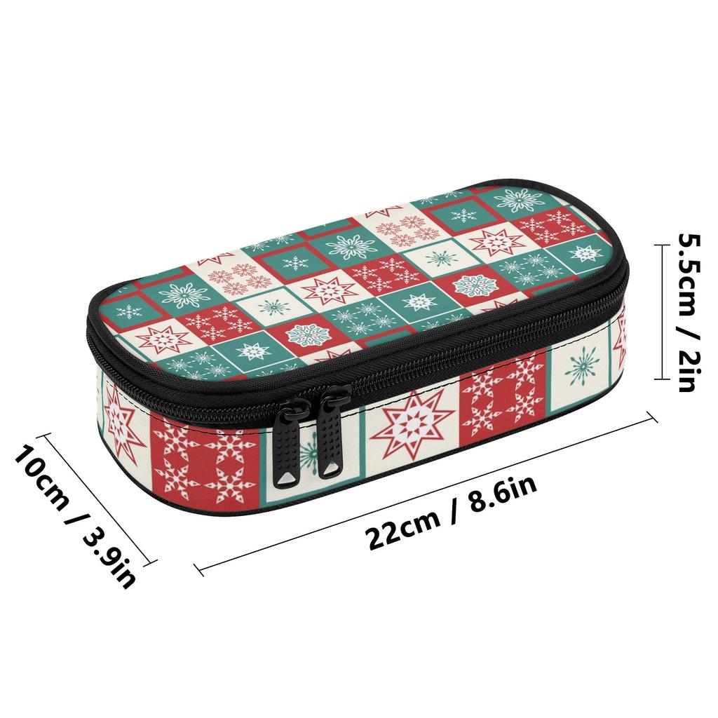 Pen Case Organized Storage 300D Polyester Smooth Zipper with Main Pocket Mesh Layer and Removable Pen Divider for Daily School Use