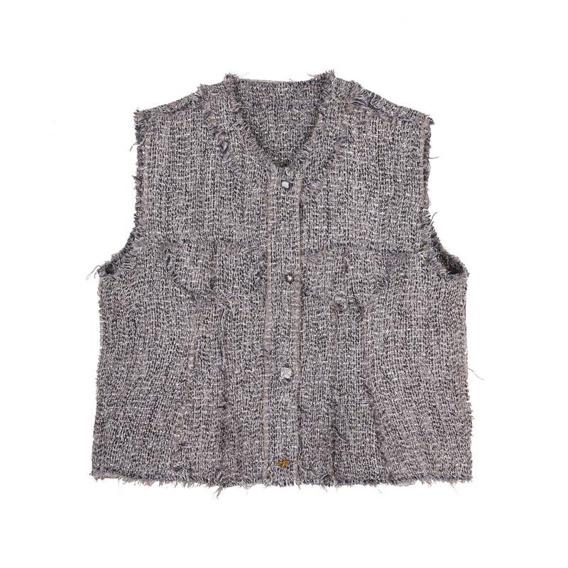 JNBY Autumn 2024 Collarless Sleeveless Vest