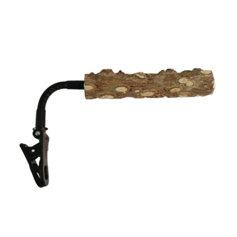 Adjustable Bird Training Perch With Easy Mounting Clip On Design for Cage Table Bird Standing Perch Cage Accessories