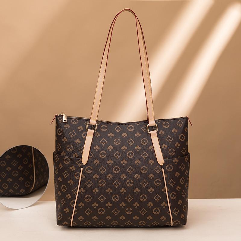 Bags women's bags new fashionable large-capacity tote bags with atmospheric texture handbags versatile single shoulder large bags trendy